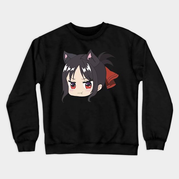 Neko Kaguya Sama Crewneck Sweatshirt by jenartfart